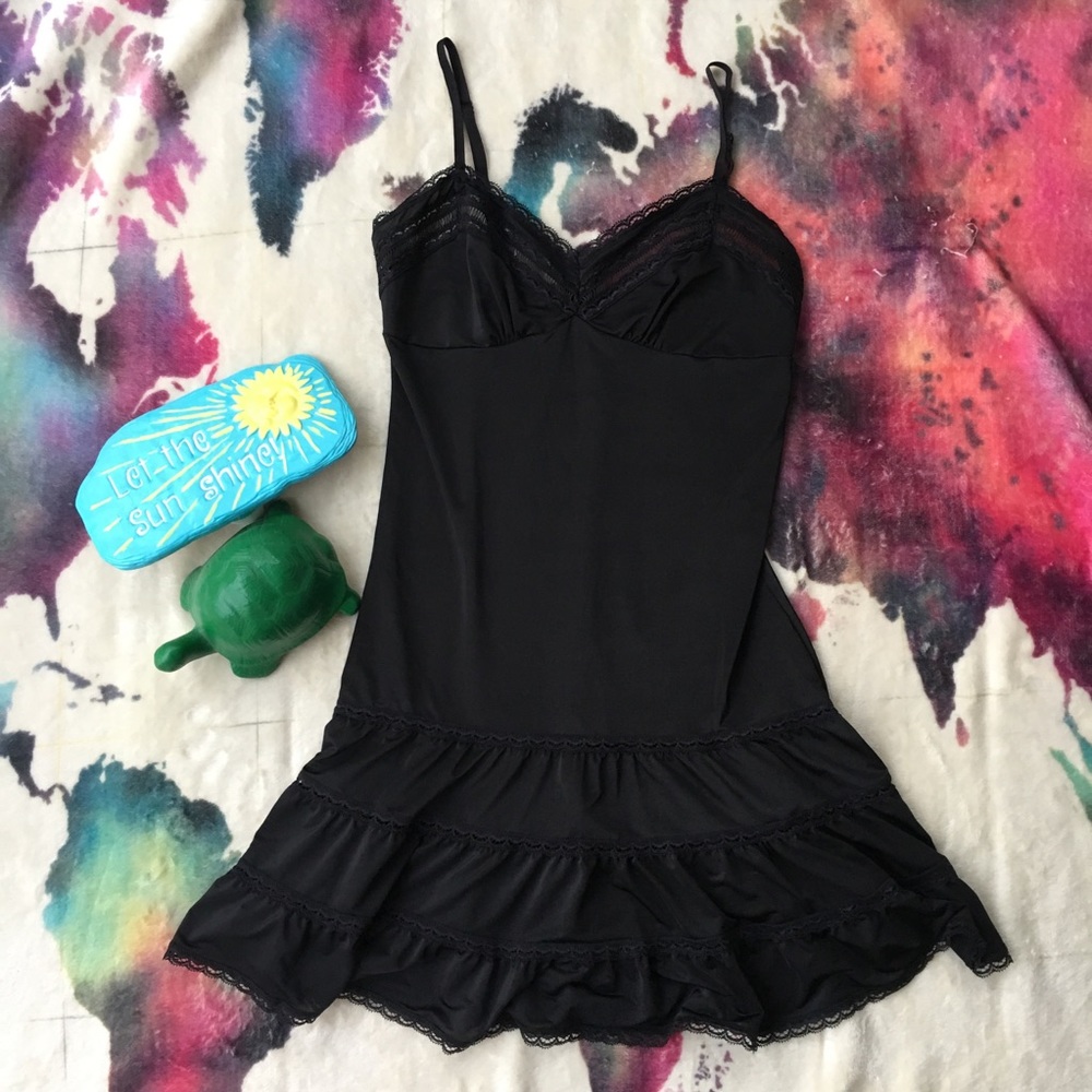 Victoria’s Secret Black slip dress